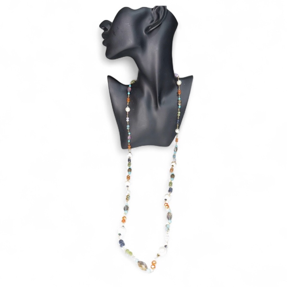 Carroll‎ Dorsey Walker Multicolor Beaded Necklace